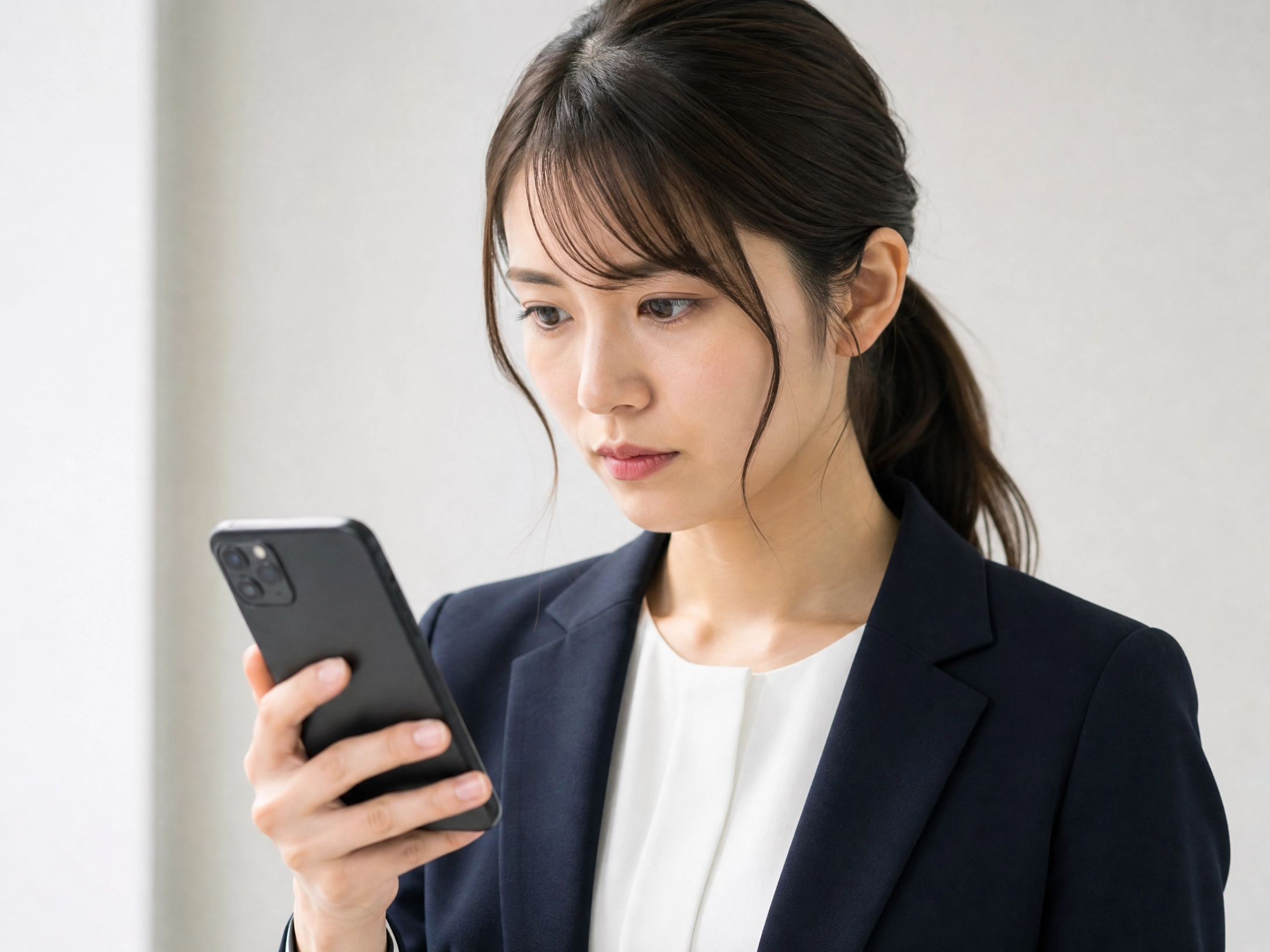 仕事内容を確認する様子